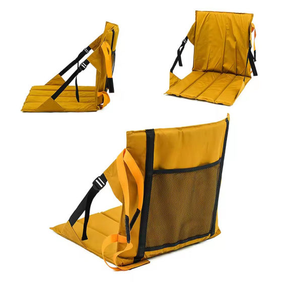 Factory storage outdoor stadium folding cushion easy to carry seat cushion with pocket direct seat cushion 
Factory storage outdoor stadium folding cushion easy to carry seat cushion with pocket direct seat cushion