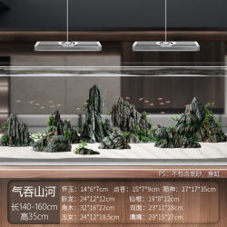 Artificial one-leaf landscaping bottom sand plant trees water banyan tree shell vine negative one-wood boil-free scenery turtle sunbathing platform Artificial one-leaf landscaping bottom sand plant trees water banyan tree shell vine negative one-wood boil-free scenery turtle sunbathing platform