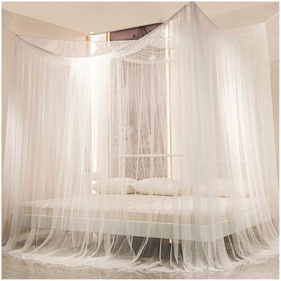 Four-door square mosquito net 4 girls' bed top canopy bed curtain bed cover bed curtain princess curtain corner column room bed net
Four-door square mosquito net 4 girls' bed top canopy bed curtain bed cover bed curtain princess curtain corner column room bed net