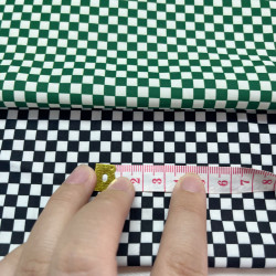 5mm green and white checkerboard mosaic rhombus fabric ultra-light jacket mountaineering clothing sun protection fabric 5mm green and white checkerboard mosaic rhombus fabric ultra-light jacket mountaineering clothing sun protection fabric