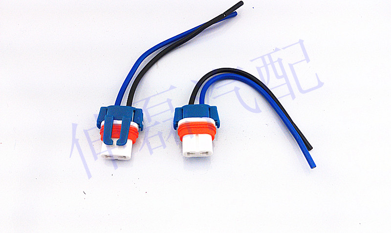 正品打折汽车H1H4H7T10T15 9005 9006 H11 H8 881 灯泡座 继电器插高清图片