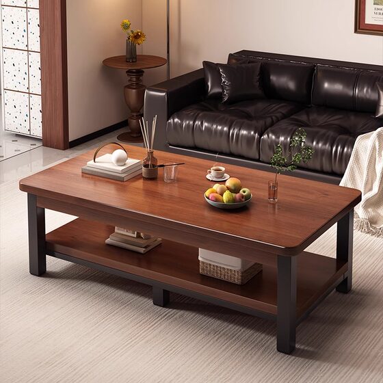 Coffee table, small apartment, living room, home use 2025 new sofa side double-layer minimalist table, office medieval tea table
Coffee table, small apartment, living room, home use 2025 new sofa side double-layer minimalist table, office medieval tea table