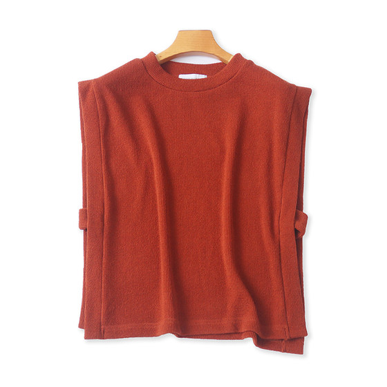 Small stand-up collar sleeveless vest, new spring and autumn versatile sweater vest, women's outer wear loose pullover top 25063
Small stand-up collar sleeveless vest, new spring and autumn versatile sweater vest, women's outer wear loose pullover top 25063