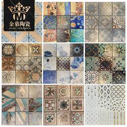 Gold-Plated Wall Floor Tiles, Antique Style, Southeast Asian Style, Antique Kitchen and Bathroom Small Tiles and Floor Tiles 200X200 Gold-Plated Wall Floor Tiles, Antique Style, Southeast Asian Style, Antique Kitchen and Bathroom Small Tiles and Floor Tiles 200X200