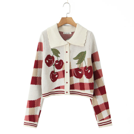 High-quality women's polo collar cardigan 2025 autumn new design long-sleeved embroidered thick short sweater jacket
High-quality women's polo collar cardigan 2025 autumn new design long-sleeved embroidered thick short sweater jacket