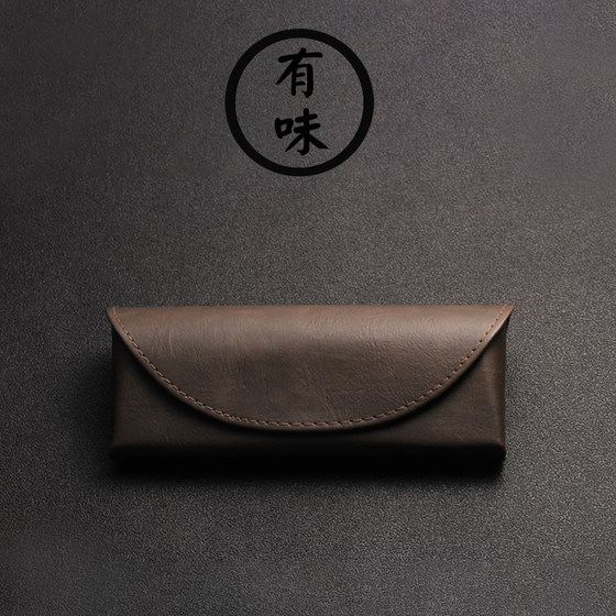 High -grade crazy horses handmade men and women light luxury leather super light myopia glasses box sunglasses sunglasses storage box aluminum High -grade crazy horses handmade men and women light luxury leather super light myopia glasses box sunglasses sunglasses storage box aluminum