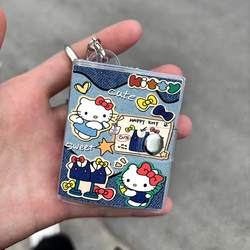 Kt Cat Denim Wallpaper Photo Sticker High-Quality Backpack Pendant Small Photo Album Id Photo 2inch Print Kt Cat Denim Wallpaper Photo Sticker High-Quality Backpack Pendant Small Photo Album Id Photo 2inch Print