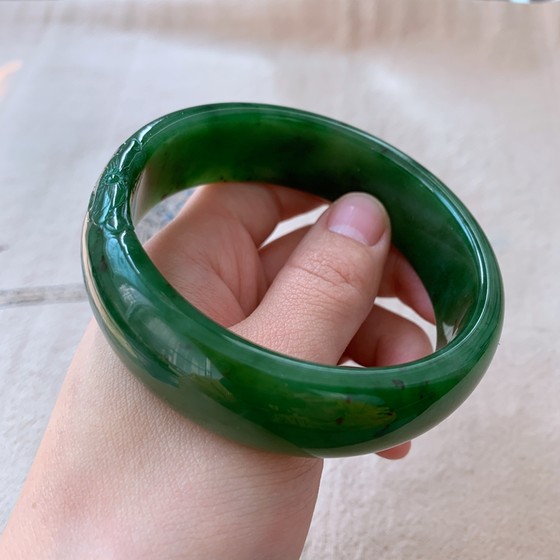 Hetian jade bracelet girl jade bracelet spinach green jasper EB60 bracelet natural jade authenticity crazy
Hetian jade bracelet girl jade bracelet spinach green jasper EB60 bracelet natural jade authenticity crazy