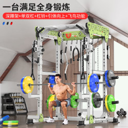 Multifunctional Gantry Rack, Full-Frame Bench Press and Squat Integrated Rack, High Pull-Down Comprehensive Trainer, Home Fitness Equipment Multifunctional Gantry Rack, Full-Frame Bench Press and Squat Integrated Rack, High Pull-Down Comprehensive Trainer, Home Fitness Equipment