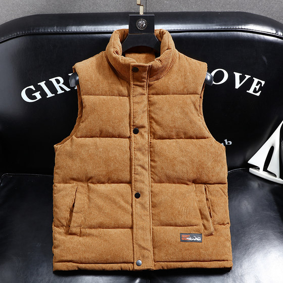New autumn and winter men's vest corduroy vest thickened vest trendy handsome warm sleeveless cotton horse clip
New autumn and winter men's vest corduroy vest thickened vest trendy handsome warm sleeveless cotton horse clip