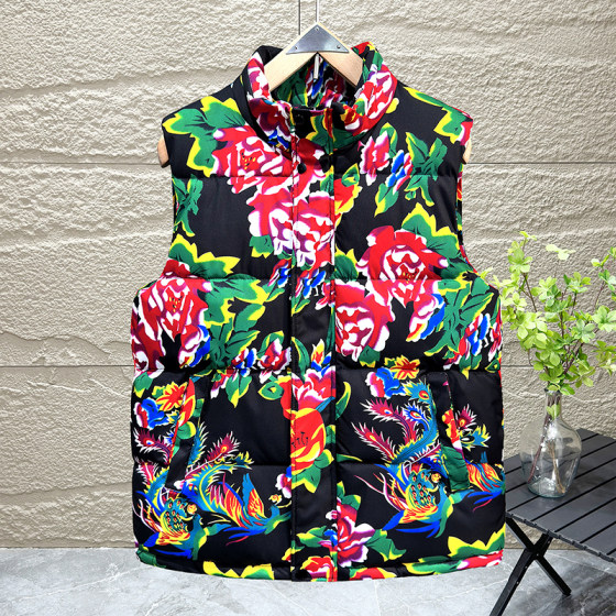 Chinese style Northeast large flower cotton vest men's jacket Internet celebrity performance costumes loose coat vest vest trend
Chinese style Northeast large flower cotton vest men's jacket Internet celebrity performance costumes loose coat vest vest trend