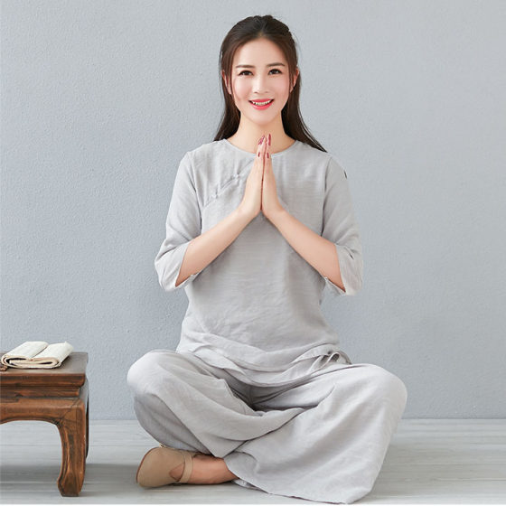 Zen Zen service women's set Xiaqiu sitting in cotton and Majuchi clothes Zen consequences Chinese style Tang dress Hanfu retro tea clothing
Zen Zen service women's set Xiaqiu sitting in cotton and Majuchi clothes Zen consequences Chinese style Tang dress Hanfu retro tea clothing