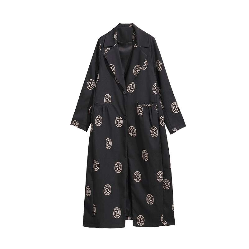Nina Piaoda brand temperament and fashion spring and autumn new retro style loose and slim long long windbreaker jacket for women
Nina Piaoda brand temperament and fashion spring and autumn new retro style loose and slim long long windbreaker jacket for women