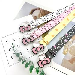 New Style Starry Belt for Women, Pink Bow Tie, Kt Buckle Belt, Women's Y2K Decorative Belt, Matching with Jeans and Short Skirts New Style Starry Belt for Women, Pink Bow Tie, Kt Buckle Belt, Women's Y2K Decorative Belt, Matching with Jeans and Short Skirts