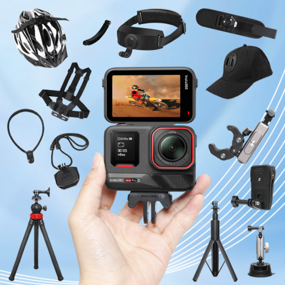 Accessories package for insta360 acepro2 sports camera backpack clip tripod shadow stone ace pro extension rod riding bracket chest strap head wear first person perspective wear
Accessories package for insta360 acepro2 sports camera backpack clip tripod shadow stone ace pro extension rod riding bracket chest strap head wear first person perspective wear