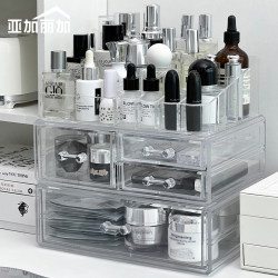 Cosmetic Storage Box Desktop Drawer Box Acrylic Transparent Lipstick Shelf Dressing Table Skin Care Product Storage Rack Cosmetic Storage Box Desktop Drawer Box Acrylic Transparent Lipstick Shelf Dressing Table Skin Care Product Storage Rack