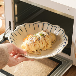 Especially Beautiful Microwave-Safe Plates, High-Temperature Resistant Ceramic Dishes for Hot Dishes, High-End and Practical for Home Use Especially Beautiful Microwave-Safe Plates, High-Temperature Resistant Ceramic Dishes for Hot Dishes, High-End and Practical for Home Use