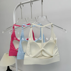 Sports underwear for women in summer thin running vest shockproof gathering beauty back fitness thin belt top yoga suit bra 
Sports underwear for women in summer thin running vest shockproof gathering beauty back fitness thin belt top yoga suit bra