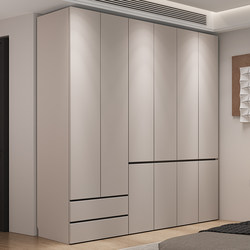 Zhu Meichao Segmented Invisible Handle for Home Bedroom Small Apartment Cabinet, One-Door to Top, 60cm Deep Large Wardrobe Zhu Meichao Segmented Invisible Handle for Home Bedroom Small Apartment Cabinet, One-Door to Top, 60cm Deep Large Wardrobe