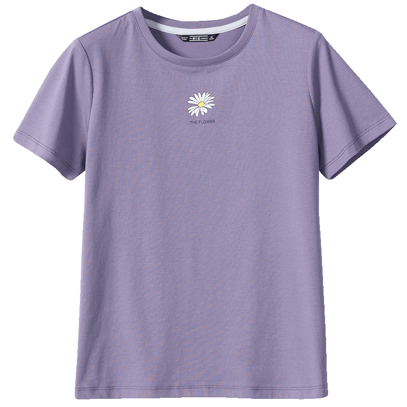 White small round neck simple printed loose Korean version short-sleeved T-shirt base shirt small daisy top half-sleeved summer clothes for women
White small round neck simple printed loose Korean version short-sleeved T-shirt base shirt small daisy top half-sleeved summer clothes for women