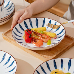 Plate Dish Set for Home Use, Japanese-Style Rice Plate, Creative Dish Set, Dinner Plate Combination, Bowl and Plate Set, Personalized Ceramic Large Fruit Plate Plate Dish Set for Home Use, Japanese-Style Rice Plate, Creative Dish Set, Dinner Plate Combination, Bowl and Plate Set, Personalized Ceramic Large Fruit Plate