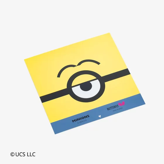 Butterfly/Butterfly Table Tennis Protective Film Minions Co-branded rubber electrostatic film 1 piece Japanese purchasing agent Butterfly/Butterfly Table Tennis Protective Film Minions Co-branded rubber electrostatic film 1 piece Japanese purchasing agent