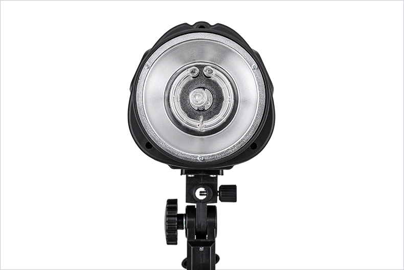 神牛影室闪光灯200w摄影灯套装摄影棚服装人像柔光箱配顶灯架