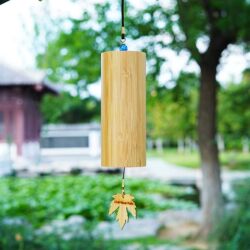 Courtyard Wind Chimes, Japanese-Style Hand-Cranked Wind Chimes, Yoga Healing, Retro Wooden Chord, Homestay Bamboo Furniture Decoration Pendants Courtyard Wind Chimes, Japanese-Style Hand-Cranked Wind Chimes, Yoga Healing, Retro Wooden Chord, Homestay Bamboo Furniture Decoration Pendants