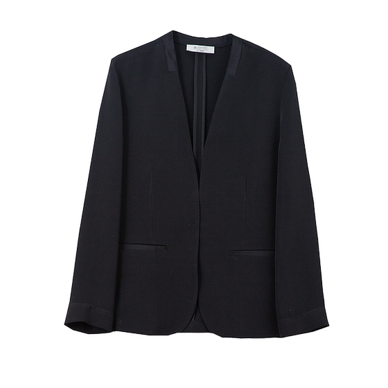 Temperament light luxury heavy crepe 35 Mmi silk suit jacket commuting black and white mulberry silk suit new style
Temperament light luxury heavy crepe 35 Mmi silk suit jacket commuting black and white mulberry silk suit new style