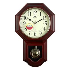 Jinzhongbao Chinese-Style Retro Eight-Trigram Wall Clock, Old-Fashioned Hourly Chime Clock, Household European-Style Pendulum Clock, Living Room Quartz Clock Jinzhongbao Chinese-Style Retro Eight-Trigram Wall Clock, Old-Fashioned Hourly Chime Clock, Household European-Style Pendulum Clock, Living Room Quartz Clock