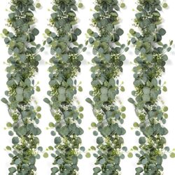 Artificial rattan green eucalyptus plant eucalyptus leaf vine home decoration fake flower vine Artificial rattan green eucalyptus plant eucalyptus leaf vine home decoration fake flower vine