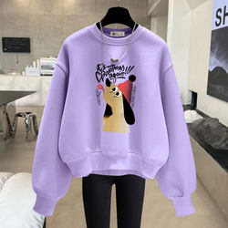 Loose letter round neck sweatshirt top Loose letter round neck sweatshirt top