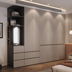 Enf-Grade Modular Wardrobe for Home Bedroom, Modern and Simple Assembly, Small Apartment, Light Luxury Finished Product, Handle-Free Closet Enf-Grade Modular Wardrobe for Home Bedroom, Modern and Simple Assembly, Small Apartment, Light Luxury Finished Product, Handle-Free Closet