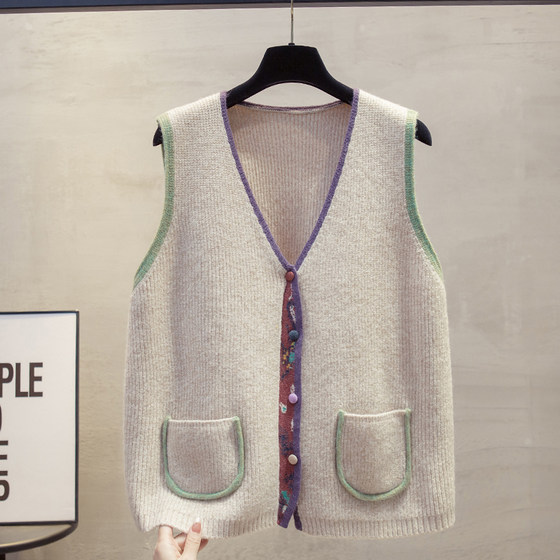 Flower cardigan vest vest vest vest vest women 2025 autumn and winter new loose outer wear horse clip sweater vest trendy
Flower cardigan vest vest vest vest vest women 2025 autumn and winter new loose outer wear horse clip sweater vest trendy