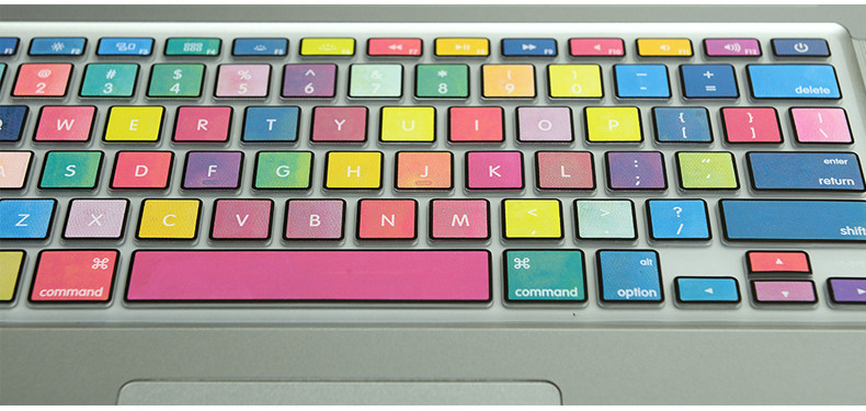 苹果笔记本电脑贴膜 macbook air pro11/13/15寸键盘膜 mac 配件