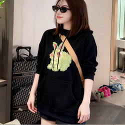 Korean-Style Atmospheric Casual Long-Sleeve Tops for Women, Very Stylish Early Autumn Outfits for 2025, Hooded Sweatshirts Korean-Style Atmospheric Casual Long-Sleeve Tops for Women, Very Stylish Early Autumn Outfits for 2025, Hooded Sweatshirts