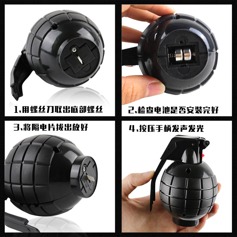 Granata Giocattolo con Suono e Luce Accessorio Cosplay Dong