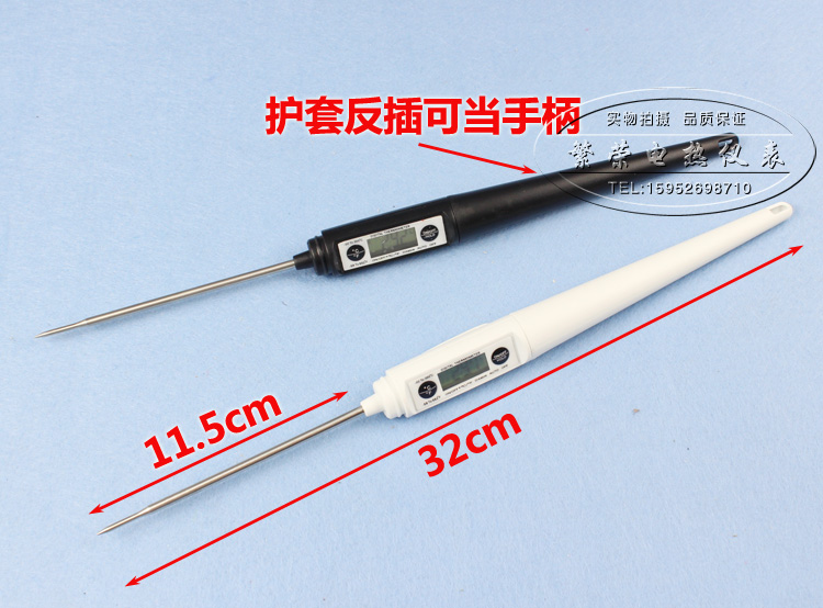 食品温度计/空调检测快速测温仪/点温计/笔式测温计/k型传感器 4
