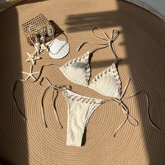 Summer pure desire bikini beach swimming pool sweet small fresh swimwear strap Bikini sexy split swimsuit
Summer pure desire bikini beach swimming pool sweet small fresh swimwear strap Bikini sexy split swimsuit