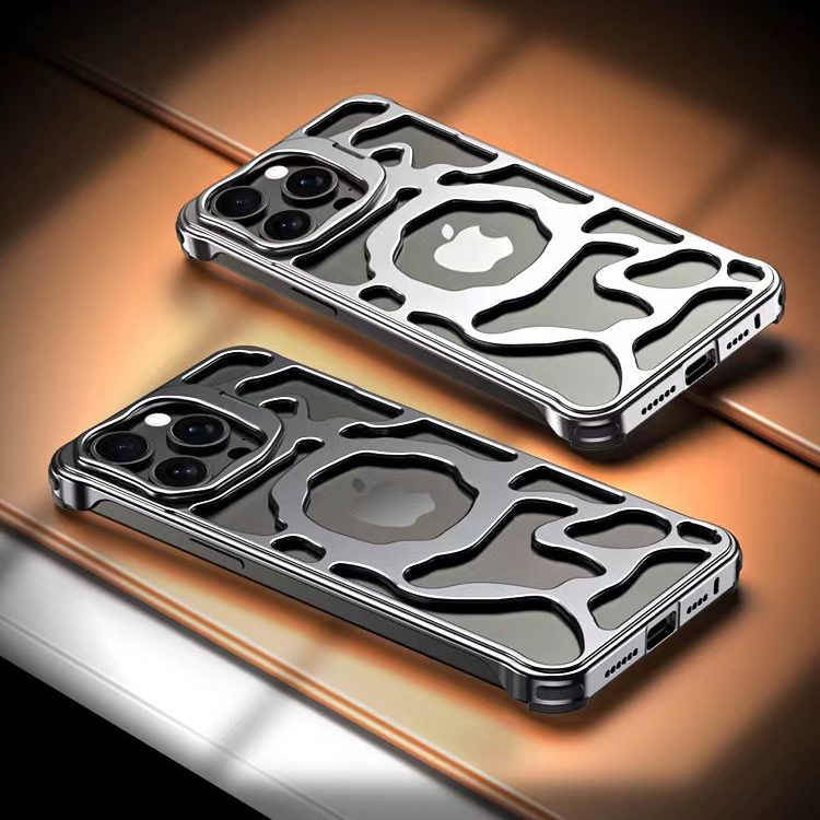 Auspicious Cloud All-Metal New Titanium Alloy Magsafe Frameless Magnetic Metal Lens Holder Heat Dissipation High End Premium