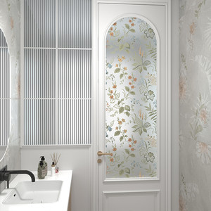 Toilet door film French glass sticker bathroom sliding door sticker anti-peeping static electricity and light-transmitting 
Toilet door film French glass sticker bathroom sliding door sticker anti-peeping static electricity and light-transmitting