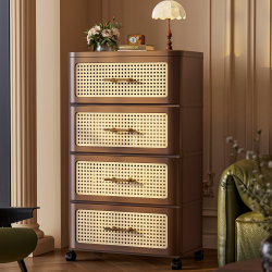 Drawer Storage Cabinet, Floor-Standing Living Room Snack Multi-Layer Storage Cabinet, Movable Integrated Installation-Free Bedroom Bedside Table Drawer Storage Cabinet, Floor-Standing Living Room Snack Multi-Layer Storage Cabinet, Movable Integrated Installation-Free Bedroom Bedside Table