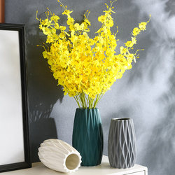 Scandinavian Simple Creative Ceramic Vase Ornaments Living Room Flower Arrangement Dining Table Dried Flower Vase Accessible Luxury Popular Big Belly Vase Scandinavian Simple Creative Ceramic Vase Ornaments Living Room Flower Arrangement Dining Table Dried Flower Vase Accessible Luxury Popular Big Belly Vase