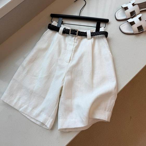 Angry push! Foreign trade single quality, off-white cotton linen shorts for women in summer, comfortable and versatile casual five-point pants
Angry push! Foreign trade single quality, off-white cotton linen shorts for women in summer, comfortable and versatile casual five-point pants