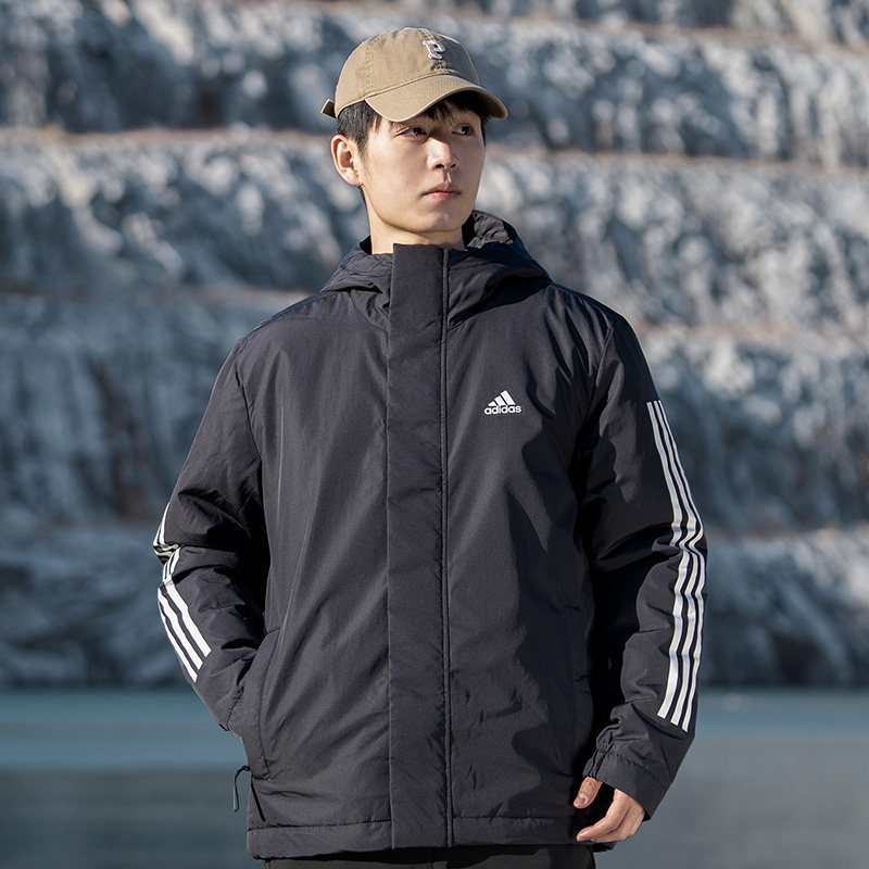 Adidas Men's Winter Cotton Jacket Warm Windproof