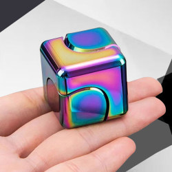 Fingertip Small Gyroscope Spinning Toy, High-End Limited Edition Technology Alloy Metal Fidget Toy, Stress-Relief Magic Cube Fingertip Small Gyroscope Spinning Toy, High-End Limited Edition Technology Alloy Metal Fidget Toy, Stress-Relief Magic Cube