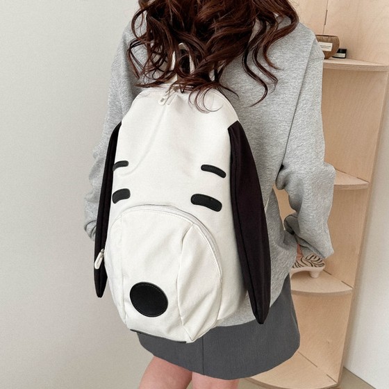 Cute puppy backpack for women 2025 new style junior high school students school bag niche large capacity travel backpack 
Cute puppy backpack for women 2025 new style junior high school students school bag niche large capacity travel backpack