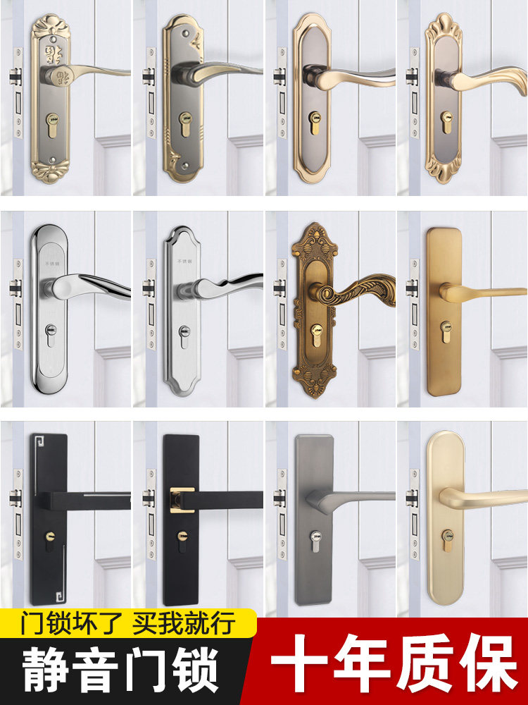 Serratura Per Porta D’Ingresso Con Chiave – Un Lato Con Manopola Interna E Chiave Esterna – Acciaio Inox E Rame – Adatta A Porte 30-50 Mm – Colore Nero