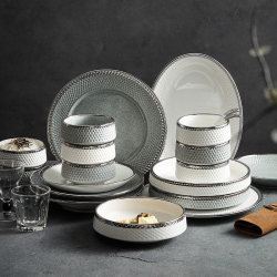 Ceramic high-end luxury tableware set Ceramic high-end luxury tableware set