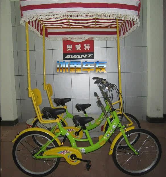 Двухместный / трехместный велосипед О'Витт таунхаус двойной автомобиль/двойной велосипед/бок о бок двойной автомобиль/квадроцикл/осмотр достопримечательностей на велосипеде